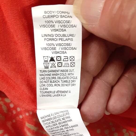 Lucky Brand Sleeveless Long Dress Size MEDIUM, Lined, Bottom Slit, Pockets - Picture 8 of 11